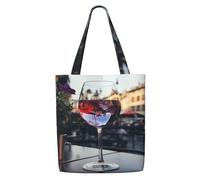 MMSJSBVY Borsa di totalizzatore della spalla della tela di tela astratta astratta gialla del modello, totalizzatore leggero della spesa del poliestere, borsa quotidiana riutilizzabile per lavoro