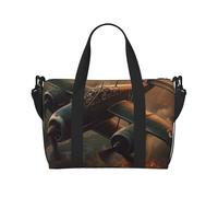 MMSJSBVY Borsa tote da viaggio unisex, resistente all'acqua, borsa da palestra per fine settimana, borsa da viaggio con tracolla regolabile di grande capacità, Aerei della guerra mondiale, Taglia