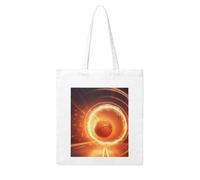 MMSJSBVY Cinque Terre Scenery Canvas Tote Bag, grande borsa di tela con stampa a trasferimento termico su entrambi i lati per shopping, viaggi, regali di lavoro, Pallacanestro, Taglia unica