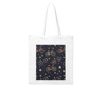 MMSJSBVY Cinque Terre Scenery Canvas Tote Bag, grande borsa di tela con stampa a trasferimento termico su entrambi i lati per shopping, viaggi, regali di lavoro, Biciclette Bicicletta Ciclismo, Taglia