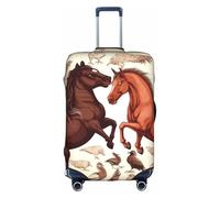 MMSJSBVY Copertura elastica per bagagli con bellissimi fiori, resistente alla polvere e ai graffi, per bagagli da 45,7 a 81,7 cm, Motivo animali, XL