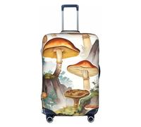 MMSJSBVY Copertura elastica per bagagli con fiori viola, resistente alla polvere e ai graffi, per bagagli da 45,7 a 81,7 cm, Pittura giapponese fungo, L