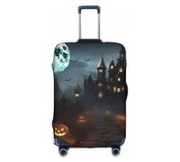 MMSJSBVY Copertura elastica per bagagli con girasole in fiore, resistente alla polvere e ai graffi, per bagagli da 45,7 a 81,7 cm, Halloween., L