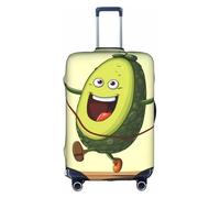 MMSJSBVY Copertura elastica per bagagli con girasole in fiore, resistente alla polvere e ai graffi, per bagagli da 45,7 a 81,7 cm, Avocado corda salto, L