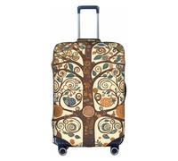 MMSJSBVY Copertura elastica per bagagli con girasole in fiore, resistente alla polvere e ai graffi, per bagagli da 45,7 a 81,7 cm, Albero della vita, S