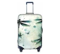MMSJSBVY Copertura elastica per bagagli in stile bohémien messicano, resistente alla polvere e ai graffi, per bagagli da 45,7 a 81,7 cm, Libellula inchiostro, L