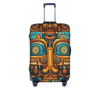 MMSJSBVY Copertura elastica per bagagli in stile bohémien messicano, resistente alla polvere e ai graffi, per bagagli da 45,7 a 81,7 cm, Messicano Folk Art Boho, S