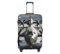 MMSJSBVY Copertura elastica per bagagli, motivo: aerei della guerra mondiale, resistente alla polvere e ai graffi, per bagagli da 45,7 a 81,7 cm, Aereo dell'esercito americano, XL