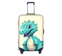 MMSJSBVY Copertura elastica per bagagli, resistente alla polvere e ai graffi, per bagagli da 45,7 a 81,7 cm, Simpatici dinosauri., L