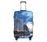 MMSJSBVY Cowboy West - Copertura elastica per bagagli, resistente alla polvere e ai graffi, per bagagli da 45,7 a 81,7 cm, Chicago Illinois Stati Uniti, L