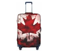 MMSJSBVY Cowboy West - Copertura elastica per bagagli, resistente alla polvere e ai graffi, per bagagli da 45,7 a 81,7 cm, Bandiera del Canada., M