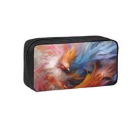 MMSJSBVY Fire Vs Ice Art Astuccio grande capacità, in tessuto Oxford, organizer per cancelleria con cerniera liscia, per scuola, ufficio, viaggi, Sogno colorato, taglia unica, Beauty Case