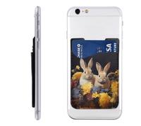 MMSJSBVY Fresh Tropical Lemons - Custodia per cellulare con porta carte di credito, in pelle sintetica, per la parte posteriore della maggior parte degli smartphone, Coniglietto di Pasqua, Taglia