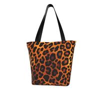 MMSJSBVY Grande borsa shopping bag da donna Canal Grande in Italia, grande capacità, adatta per shopping, gite in spiaggia e fitness, Motivo leopardato., Taglia unica