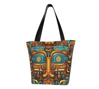 MMSJSBVY Grande borsa shopping bag da donna Canal Grande in Italia, grande capacità, adatta per shopping, gite in spiaggia e fitness, Arte popolare messicana Boho2, Taglia unica