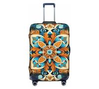 MMSJSBVY Hill Station, copertura elastica per bagagli, resistente alla polvere e ai graffi, per trolley da 45,7 a 81,7 cm, Motivo floreale., M