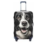 MMSJSBVY Ireland Outdoors County Clare The Cliffs - Copertura elastica per bagagli, resistente alla polvere e ai graffi, per bagagli da 45,7 a 81,7 cm, Border Collie., L