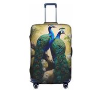 MMSJSBVY Ireland Outdoors County Clare The Cliffs - Copertura elastica per bagagli, resistente alla polvere e ai graffi, per bagagli da 45,7 a 81,7 cm, Pavone colorato., M
