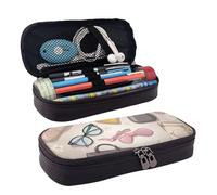 MMSJSBVY Piccolo astuccio con pesci rossi che nuotano nell'acqua, astuccio resistente di grande capacità, organizer per cancelleria, forniture per ufficio scolastico, Prodotti Donna Borse Scarpe