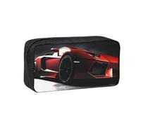 MMSJSBVY Positano Seaside Sunset astuccio grande capacità, in tessuto Oxford, organizer per cancelleria con cerniera liscia, per scuola, ufficio, viaggi, Auto Sport Speed, taglia unica, Beauty Case