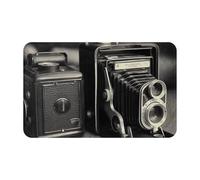 MMSJSBVY Zerbino con vecchia macchina fotografica, tappetino di benvenuto, per interni ed esterni, antiscivolo, per bagno, cucina, camera da letto, ufficio, 50,8 x 80 cm