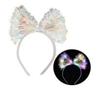 MMSKY Luce Up Fascia Per La Fase Spettacoli Festival Hairband Colore Hairhoop Femminile Elegante Partito Raccolta LED Copricapo
