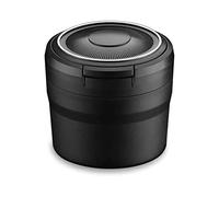 MMUNNA Posacenere per Auto per V-W Polo V 6R Golf 6 VI Passat, Multifunzionale Portatile Sigaretta Cenere Portacenere con Coperchio LED Luce Posacenere Interni Accessori,G