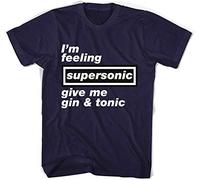 MMUNNA Supersonic Oasis T-Shirt Mens Toutes Les Tailles Couleurs Navy Blue L