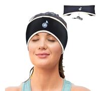 MMUSS Cuffie stereo per dormire con fascia ultra sottile altoparlanti. Perfette per chi dorme di lato, sport, viaggi aerei, meditazione (bianco)