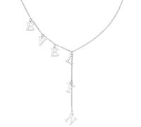 MMXX Collana Forma Y Nome Personalizzato per Donna Collana Nome Iniziale Personalizzato Ciondolo Foro Singolo/Doppio Acciaio Inossidabile Gioielli Laccio Regali per Madre Fidanzata Sorella - A1