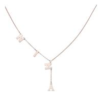 MMXX Collana Forma Y Nome Personalizzato per Donna Collana Nome Iniziale Personalizzato Ciondolo Foro Singolo/Doppio Acciaio Inossidabile Gioielli Laccio Regali per Madre Fidanzata Sorella - B3