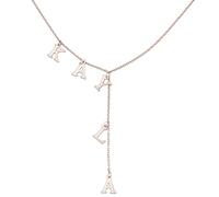 MMXX Collana Forma Y Nome Personalizzato per Donna Collana Nome Iniziale Personalizzato Ciondolo Foro Singolo/Doppio Acciaio Inossidabile Gioielli Laccio Regali per Madre Fidanzata Sorella - A3