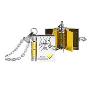 MMXX Collana per Mia Figlia Ciondolo in Acciaio Inossidabile Apribile con 6 Pagine di Testo Personalizzato Regali per la Figlia Dalla Mamma Collana a Forma di Libro per Nipote Moglie -A2