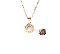 MMXX Collana Proiezione di Immagini Personalizzata Immagine All'interno Collane Personalizzate Donne Regali D'amore Commemorativi con Foto Personalizzate per Mamma Moglie Fidanzata Figlia Amiche - E3