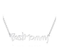 MMXX Collane con Nome Personalizzata Scritto a Mano per Donna Ciondolo con Firma/Testo Incisa in Argento Sterling 925 Collana Delicata Gioiello Commemorativo Regalo per Mamma Sorelle Amiche (Argento)