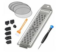 mmxxqq Kit di copertura per radiatore in metallo e copertura antipolvere per PS5, include spazzola per la pulizia, sette tappi antipolvere e quattro filtri antipolvere per ventole, compatibile con PS5