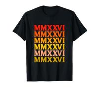 MMXXVI - Numeri Romani 2026, Design Vintage retrò Maglietta