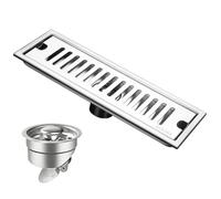 MMXYNXYD Griglia di Scolo per Piscina, Gscarico Doccia a Pavimento, Raccogli-Capelli Anti-Intasamento, Terrazza della Piscina, Balcone e Cucina(100 cm/39 in)