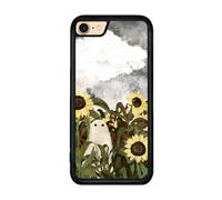 MMYAJT C'è un fantasma nel campo di girasoli adatto per iPhone 7/8/SE