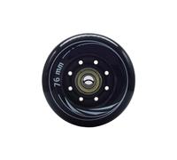 MMYUAK Ruote per Pattini Flash 8 Pz/Set 80mm 76mm 72mm 90A Rulli Pattini in Linea Pattini da Slalom Ruota for Pattinaggio for Adulti Ruote A Rulli(Black 76mm ABEC7)