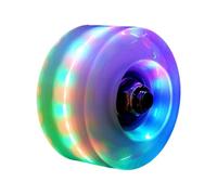 MMYUAK Ruote per Pattini Flash Pattini a rotelle a Doppia Fila Ruote Luminose Pattini a rotelle Ruote Lampeggianti for Ruota Accessori for Pattini a rotelle Ruota a rulli in PU(Color 2)