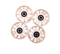 MMYUAK Ruote per Pattini Flash Ruote for Pattini a rotelle Luminose da 4 Pezzi con Cuscinetti Adatte for Pattinaggio a Doppia Fila e Skateboard(Color 1)