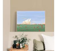 MMZBYAN Pittura da appendere all'alba di sera arte romantica arte murale guarigione giapponese elefante decorazione artistica pittura 30 x 50 cm