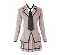 MN-47 Koro Sensei Quest Class 3-E Kaede Kayano grigio ragazza ragazza Giappone uniforme scolastica tuta cosplay set costume (L)