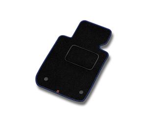 MN01-1 1pz Tappetino Velluto STREAK Blu per Mini Cooper III 2014-2023 tappeto mo