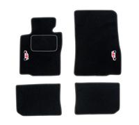 M MOTOS Tappetini in velluto personalizzati per Mini Countryman I 2010-2019 - Personalisierte, Matt, Bianco - mantenete la vostra auto pulita e confortevole con i nostri tappetini