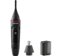 Beurer MN3X Rifinitore di precisione, Macchinetta per tagliare i capelli a batteria, 3 accessori di alta qualità, Rifinitore di precisione per modellare e rifinire peli di naso,orecchie e sopracciglia