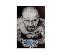 MNABSO Breaking Bad Performer Black and White Fanart - Stampa da parete, decorazione moderna per camera familiare, 40 x 60 cm