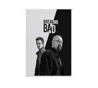 MNABSO Breaking Bad TV Series Black and White Minimalist Art Poster decorativo da parete, per soggiorno, camera da letto, 60 x 90 cm
