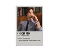 MNABSO Criminal Minds Tv Show Actors Characters Fan Art - Stampa da parete moderna per camera familiare, 40 x 60 cm